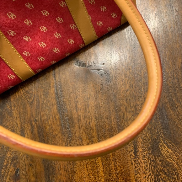 Dooney & Bourke - Vintage Pink Logo Double Handle Handbag - EUC - Picture 6 of 12